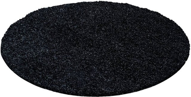 Ayyildiz Hochflorteppich Life Shaggy Anthrazit Rund Durchmesser: 160 cm - Bild 1