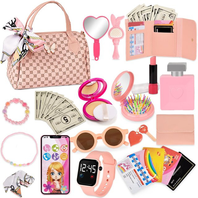 Bai Fen Bai Toys Schminkset mit Handtasche, Handy, Geldbörse, ab 3 Jahren - Bild 1