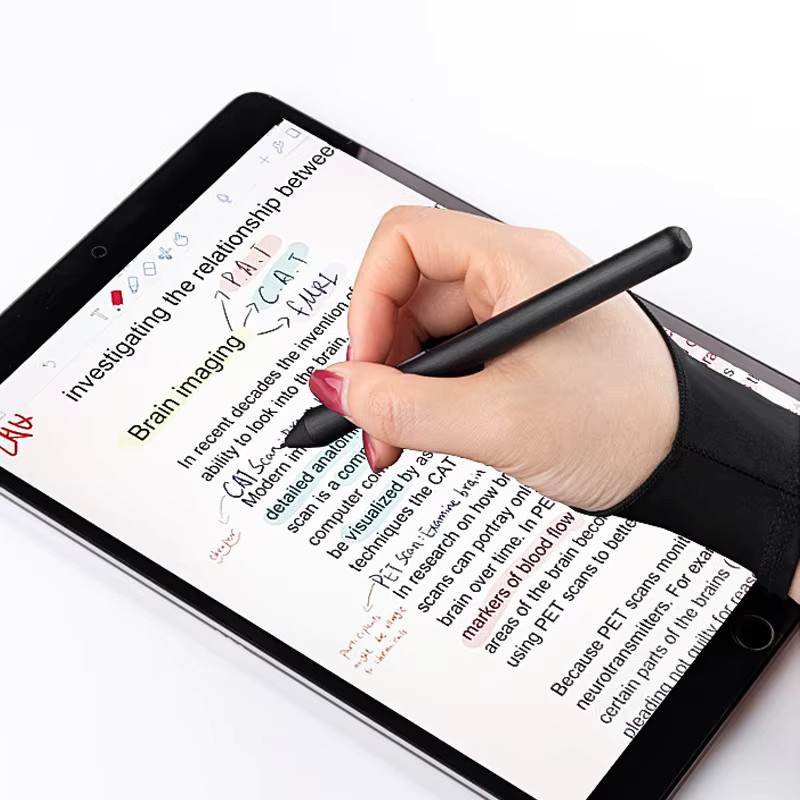 Anti-Touch-Handschuh für iPad und Tablet in Schwarz zur Bildschirmzeichnung und zum digitalen Malen - Bild 4