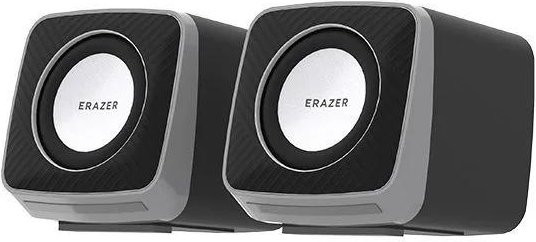 Erazer Lenovo A200 Mini-Lautsprecher mit RGB-Lichteffekt und Stereo-Sound in Schwarz - Bild 1
