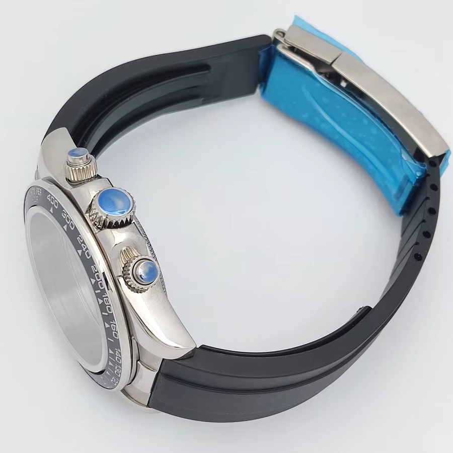 OUMASHI Uhrengehäuse Edelstahl, Keramiklünette, 39 mm, Uhrenzubehör - Bild 4