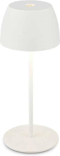 Brilo LED-Akku-Tischleuchte Serina Mini Weiß, dimmbar, Touch-Bedienung, Höhe: 20 cm, Durchmesser: 8 cm - Bild 1