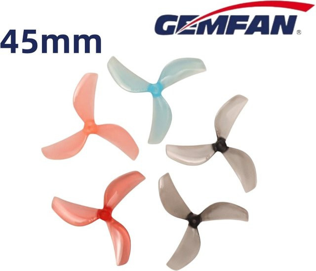 Gemfan 45 mm 3-Blatt-PC-Propeller mit T-Montage, 8-teiliges Set - Bild 1
