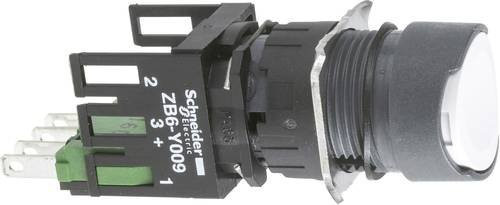 Schneider Electric XB6AA15B Drucktaster Schwarz IP65 B/T/H: 18 x 18 x 57 mm - Bild 1
