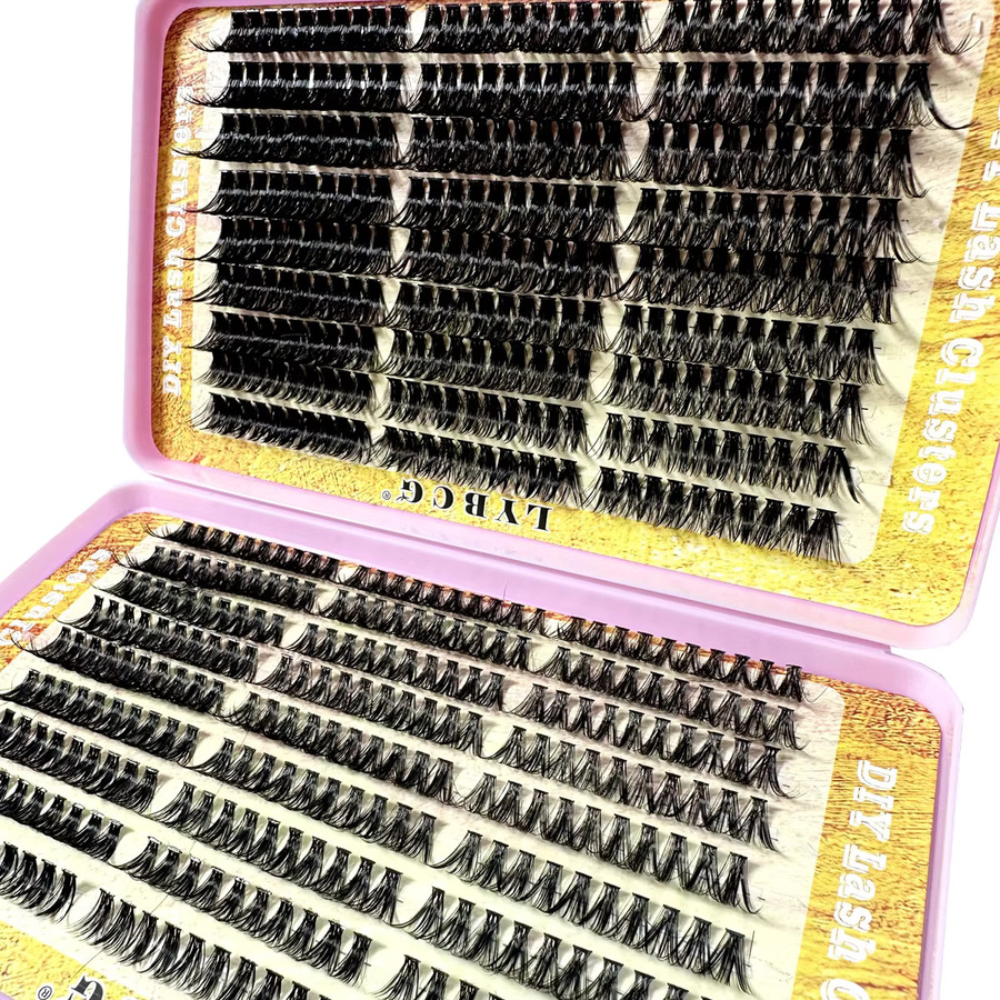 LYBCG 3D Fluffy Lash Cluster Kit, Black, Unisex - Bild 6