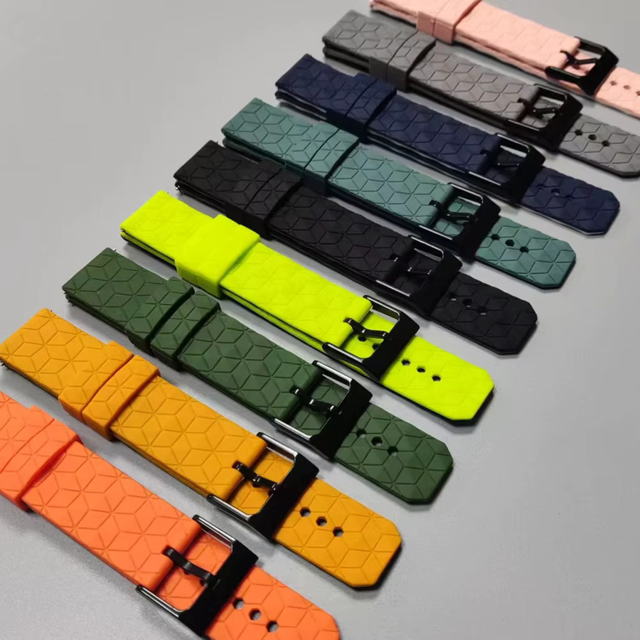 COLMI Uhrenarmband Silikon, 22mm, 20mm, Schwarz, Multicolour - Bild 2