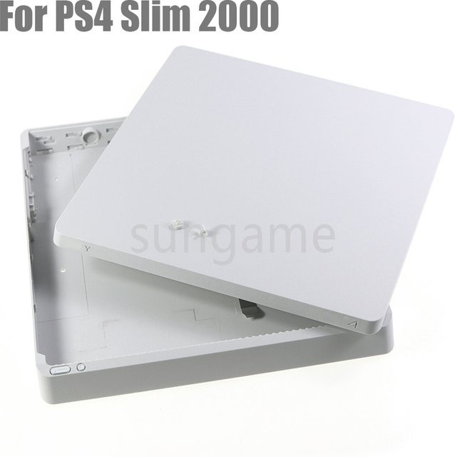 OCGAME Gehäuseschale Set für PS4 Slim 2000 Konsole in Weiß mit Logo - Bild 1