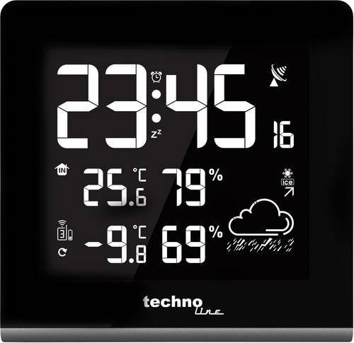 Techno Line WS9065 Funk-Wetterstation in Schwarz - Bild 1