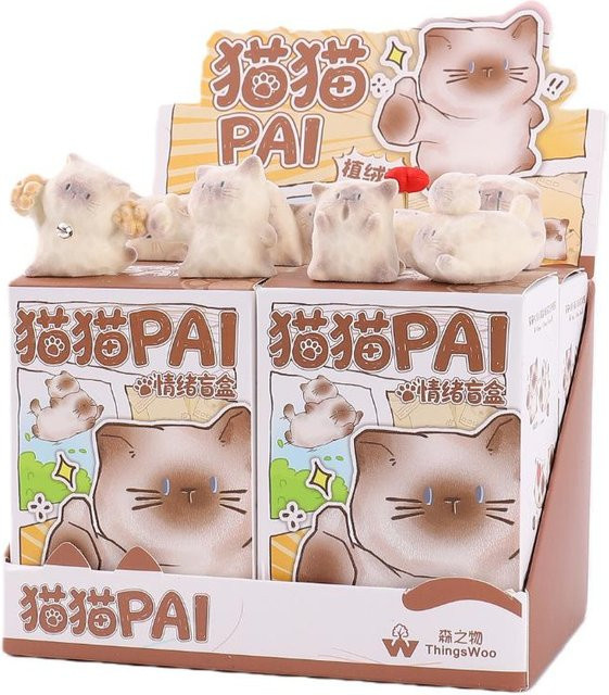 PRELEXT Cartoon Haustier Katze Pai Emotion Serie, Blind Box, ab 14 Jahren - Bild 1