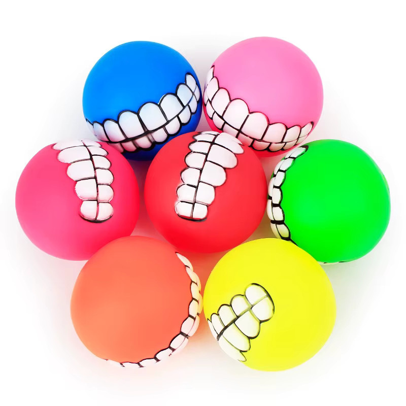 Otmagelu Hund Katze Spielzeug Ball, Kauen, Zahn Reinigung, Quietschen, Interaktive Pet - Bild 2