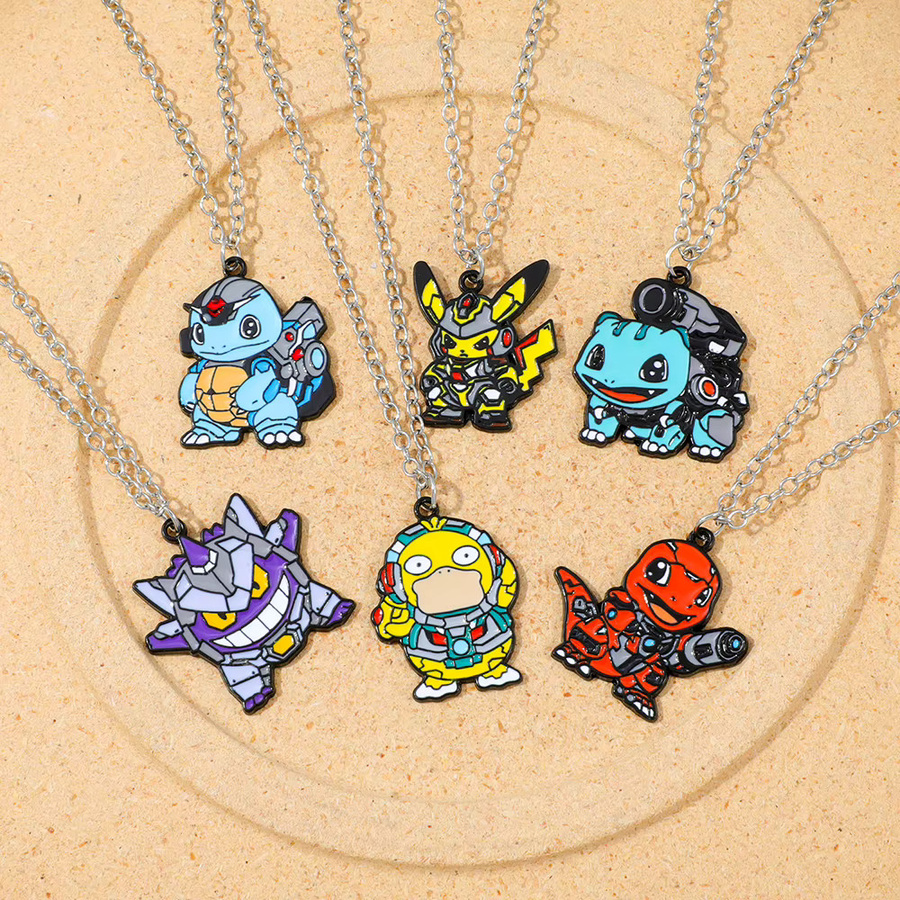 Bandai Halskette Pikachu, Metall, Silber, Unisex - Bild 2