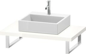 Duravit L-Cube Waschtischkonsole in Weiß, B/T: 80 x 55 cm, Höhe: 4,5 cm - Bild 1
