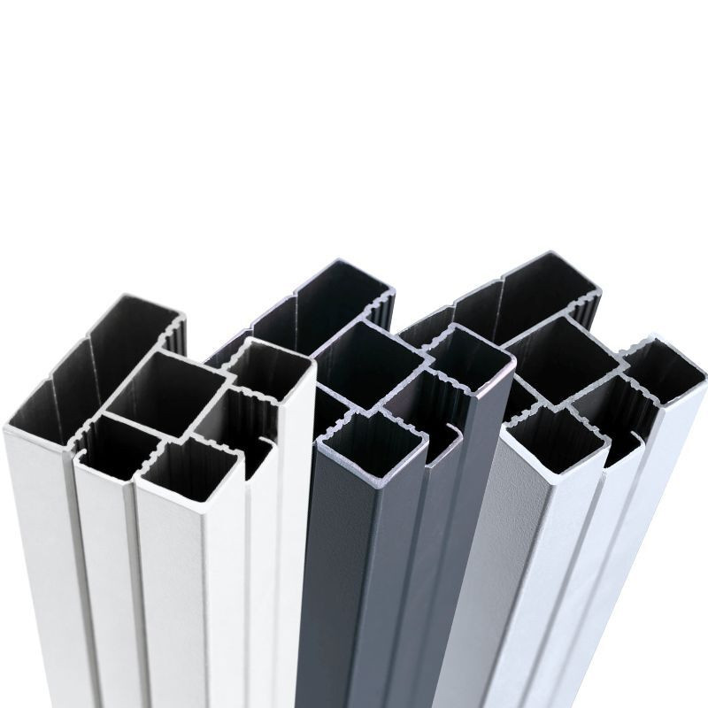 T&J Aluminium Pfosten für Steckzaunsysteme quadratisch in verschiedenen Farben - Bild 1