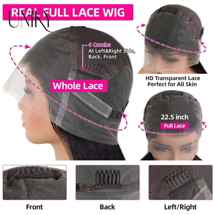 JACEY Perücke, Remy Menschenhaar, Full Lace, Damen - Bild 4