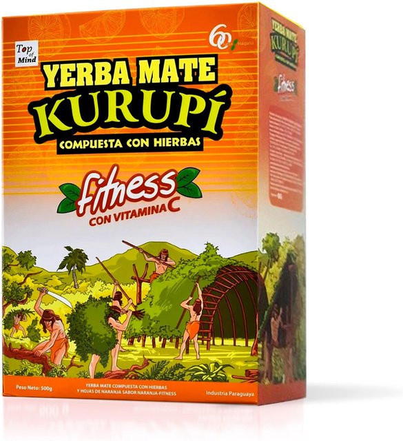 Kurupi Yerba Mate Fitness, 500 g - Bild 1