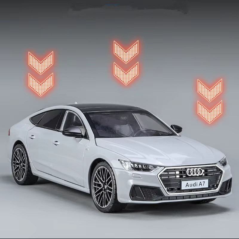 MAKEDA A7 Coupe Legierung Auto Modell, 1:24, Metall, mit Sound und Licht - Bild 2