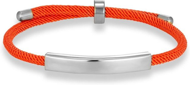 YULIN Medizinische Alarmarmbänder, Edelstahl, orange, Unisex - Bild 1