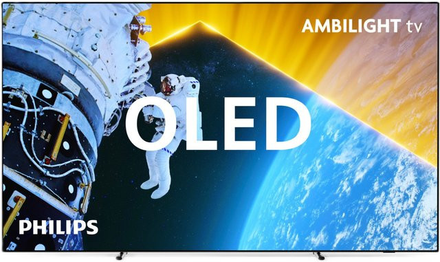 Philips 77OLED809/12 OLED-TV in Schwarz mit 194 cm (77 Zoll), 4K Ultra HD, Smart-TV, 120 Hz und Sprachsteuerung - Bild 1