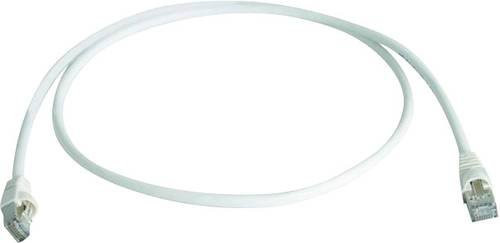 Telegärtner RJ45 Netzwerkkabel CAT 6a S/FTP Patchkabel Weiß, Länge: 0,25 m - Bild 1