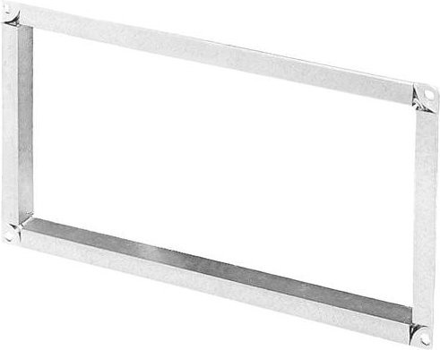 Helios Ventilatoren 6921 Flansch Anschlussstück aus verzinktem Stahl in Silber - Bild 1