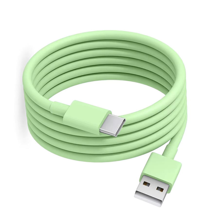 Koovesy USB-A auf Typ-C Ladekabel und Datenkabel in Gelb - Bild 5