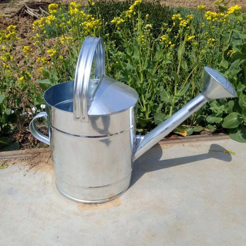 Yousheng Edelstahl Gießkanne in Silber mit langem Ausguss, 7l - Bild 3