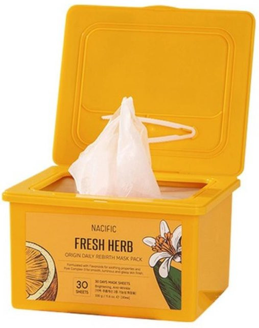 NACIFIC Fresh Herb Origin Tägliche Revitalisierende Masken, 30 Stück - Bild 1