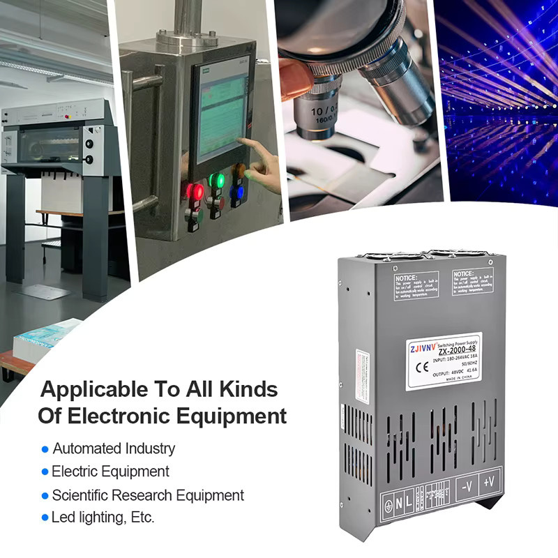 ZJIVNV Hochleistungs-Schaltnetzteil ZX-2000 mit 2000 W, CC/CV Spannungs- und Stromeinstellung, AC-DC 12 V bis 400 V mit externer Steuerung - Bild 3