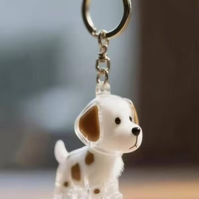 Anhänger Schlüsselanhänger, Transparent, Unisex, Linyi toy - Bild 1
