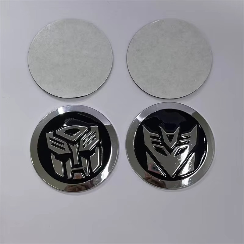 Hasbro Transformers Autobots Abzeichen Decepticons Logo 3D Legierung Aufkleber - Bild 2