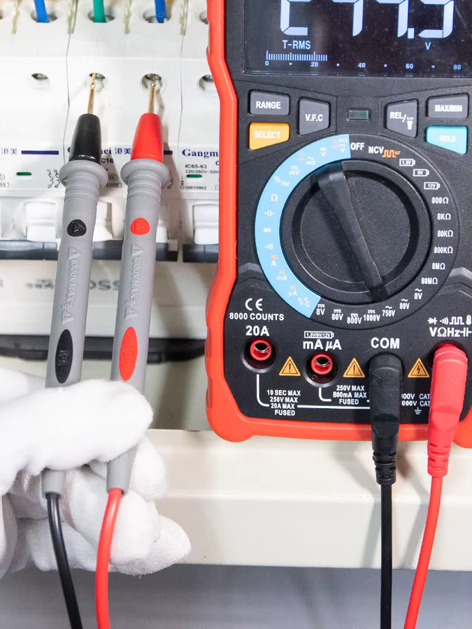 ANENG 3er-Set Universal-Nadelmessleitungen für Digitalmultimeter PT1005B, 1000V 10A, Farbe: Rot - Bild 6