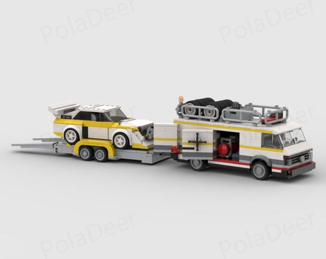 PolaDeer LT45 Set Anhänger S1 E2 Transporter, Bausteine, 669 Teile - Bild 1