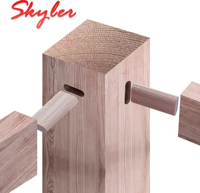 Festool Domino 100 Beutel Massivholz Streifen-Steckverbinder aus Buchenholz und Kork für die Holzbearbeitung und Möbelbau - Bild 1