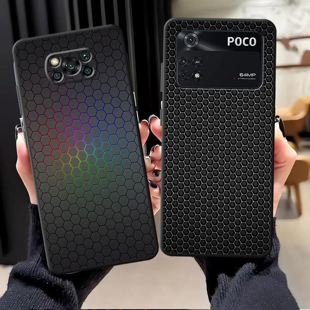 Carbon-Faser-Handyhülle für Xiaomi Poco F8 C61 C50 C71 F1 F3 X3 X4 X5 X7 Pro C75 M5 M3 M4 M7 Pro in Multicolour - Bild 1