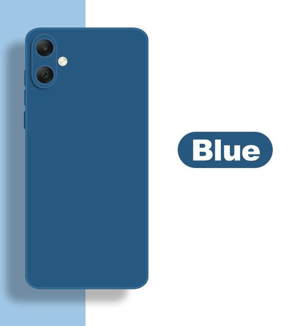 Samsung Galaxy A07 Schutzhülle aus weichem Flüssigsilikon in Blau - Bild 1