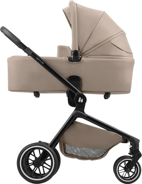 Hauck Kombikinderwagen Move N Care in Beige mit Alurahmen und Schwenkrädern - Bild 1
