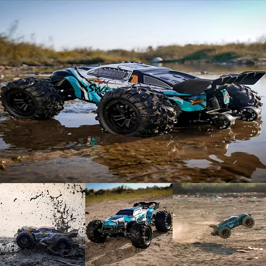 WLtoys RC Auto, 1:16, 4WD, mit LED-Leuchten, Geländefahrzeug - Bild 3