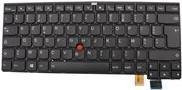 Lenovo Chicony Ersatztastatur für Notebook mit Trackpoint, hinterleuchtet, AZERTY Französisch, Schwarz (01YR099) - Bild 1