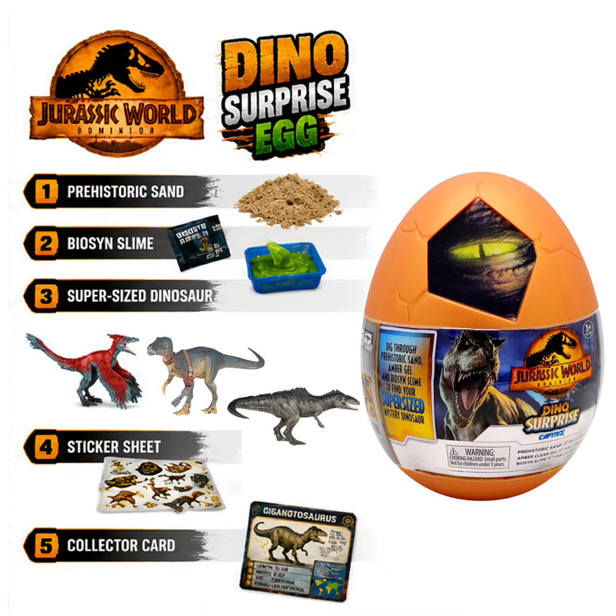Bandai Jurassic World Dinosaurier Überraschungsei-Spielzeug, ab 3 Jahren - Bild 3