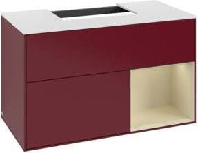 V&B Waschtischunterschrank Finion 100 in Lackoptik, B/T/H: 100 x 50,1 x 50,1 cm - Bild 1