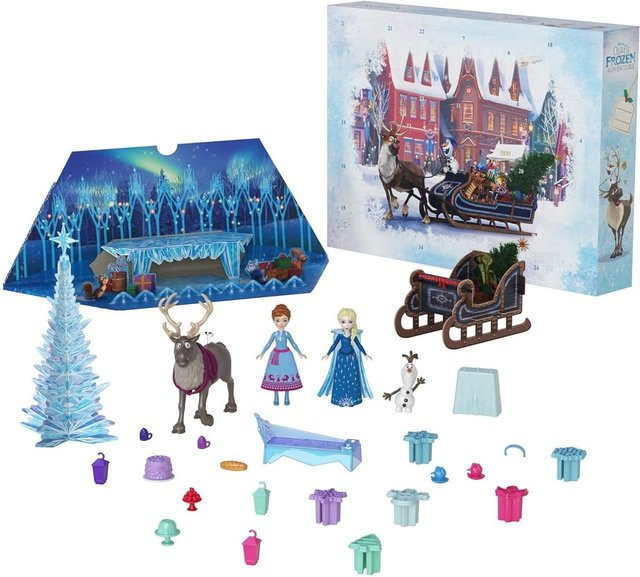Mattel Disney Die Eiskönigin Adventskalender, Anna & Elsa Puppen uvm. - Bild 1