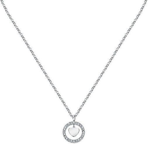 La Petite Story Creolen Halskette, Stahl, Kristall, Damen, white - Bild 1