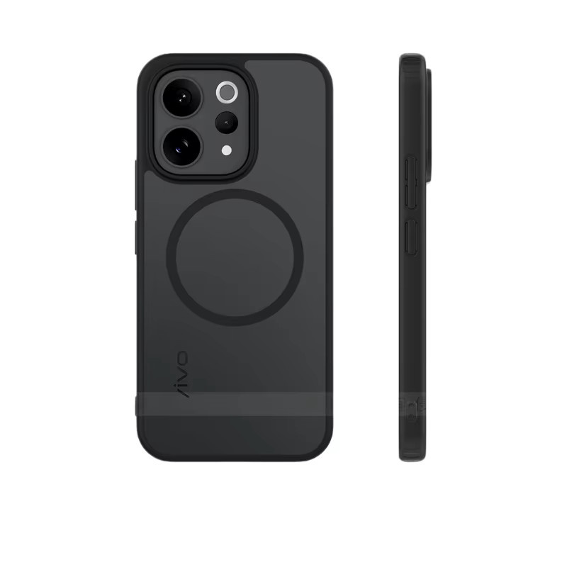 Mattierte magnetische Handyhülle für VIVO X300 FE X300s X200s Pro Mini Ultra in Schwarz mit MagSafe Wireless Charging Kompatibilität - Bild 2