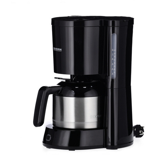 Severin Kaffeemaschine KA 4835 in Schwarz mit Edelstahlkanne, 1000 W, Abschaltautomatik und Warmhaltefunktion - Bild 5