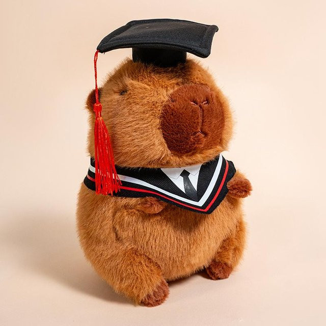 Wucifang Bags Capybara Plüschtier, 25cm, Braun - Bild 1
