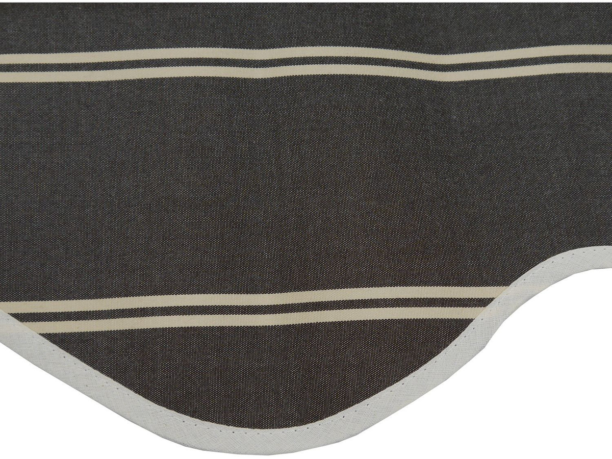Angerer Klemmmarkise Exklusiv Schokobraun-Creme mit beige Streifen, Breite: 250 cm, Höhe: 150 cm - Bild 4