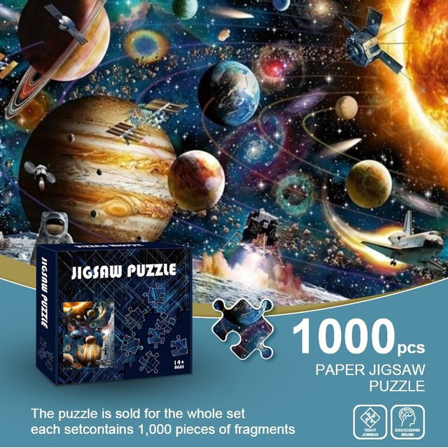 AZNM Weltraum Puzzle, Bunt / Mehrfarbig, ab 14 Jahre - Bild 1