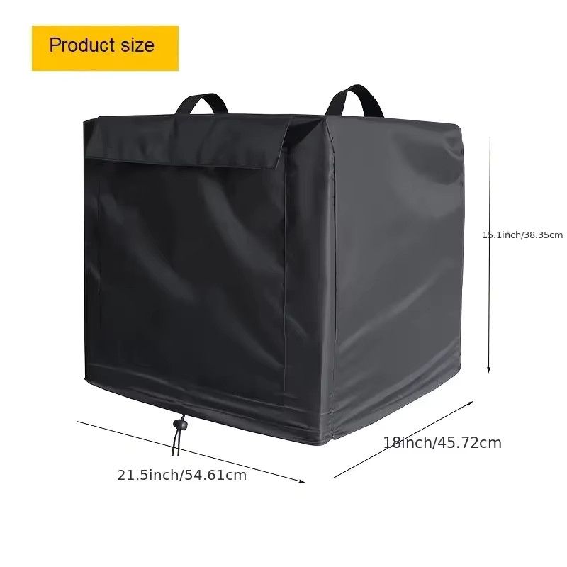 Ninja Holz-Feuergrill-Abdeckung mit Taschen in Schwarz für Outdoor-Pizzaöfen und Camping - Bild 5