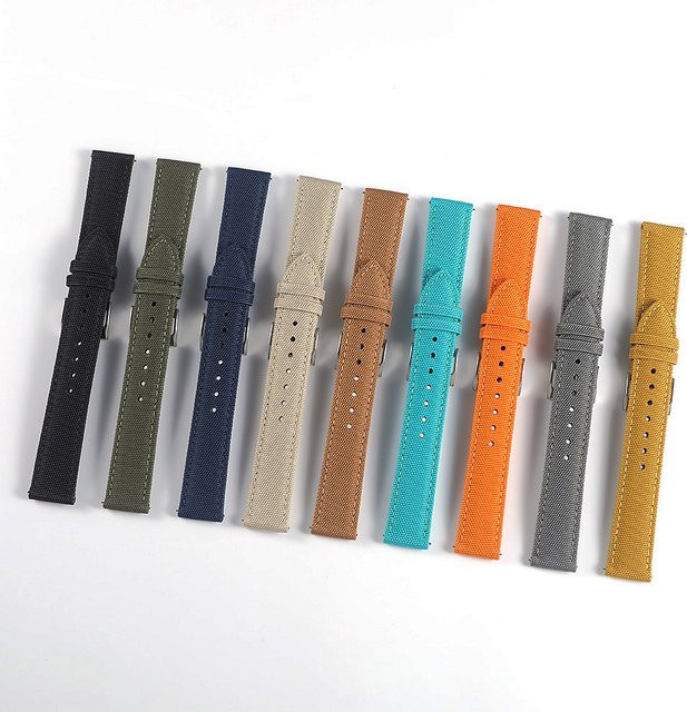 Uhrenarmband Nylon, Segeltuch, Schnellverschluss, Unisex - Bild 1