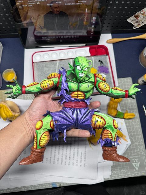 Jt Studio Dragon Ball Anime-Figur Piccolo Protect Son Gohan Limited Edition aus Harz, Multicolor, Höhe: 28 cm - Bild 1